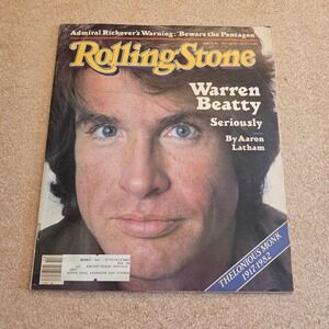 Rolling Stone Magazine No 366 April 1 1982 Warren Beatty Thelonious Monk Good